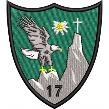 EMBLEMA Batalionul 17 Vanatori de Munte DRAGOS VODA